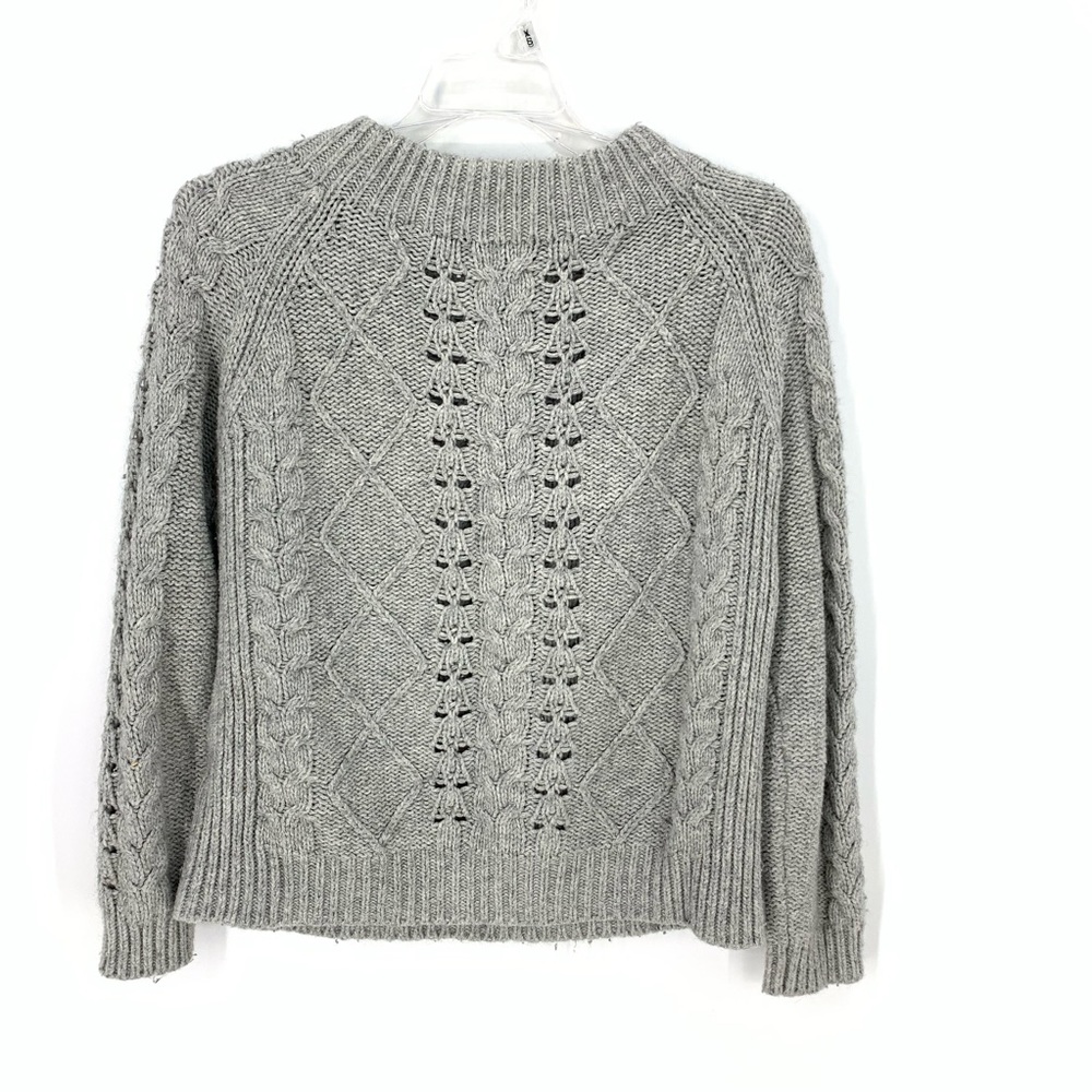 J crew wool blend grey sweater size small - Picture 5 of 7